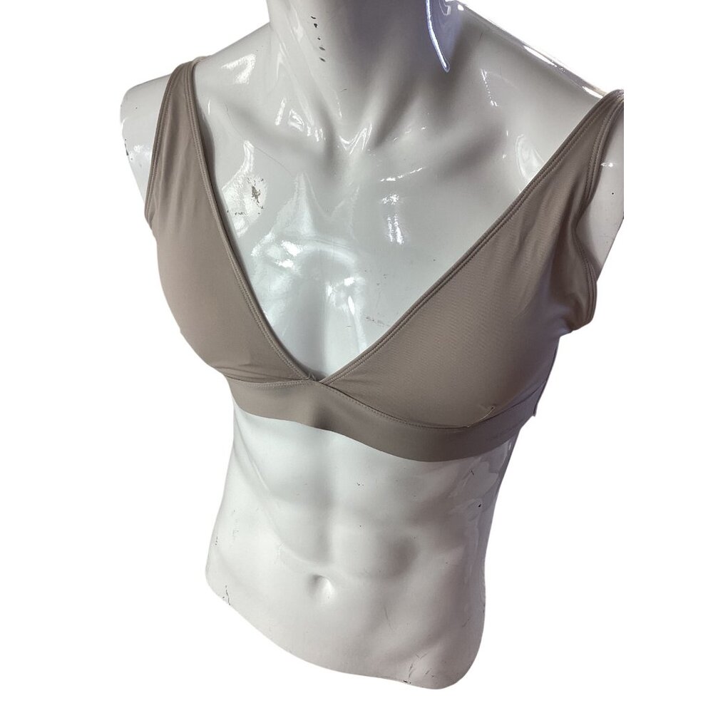 Vince Camuto Wireless Beige Bralette*Adjustable Straps*Back Hook Closure*XL*EUC